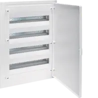 Small distributor,golf,flush,4row,IP40,72M,MS-terminal,ANZ,N+PE,white door