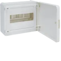 Small distributor,golf,surface,1row,IP40,8M,MS-terminal,ANZ,N+PE,white door
