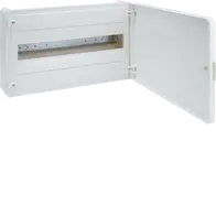 Small distributor,golf,surface,1row,IP40,18M,MS-terminal,ANZ,N+PE,white door