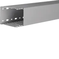 Slotted panel trunking made of PVC DNG 100x75mm stone grey