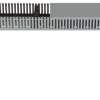 Slotted panel trunking made of PVC DNG 20x20mm stone grey