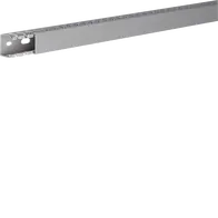 Slotted panel trunking made of PVC DNG 25x25mm stone grey