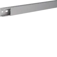 Slotted panel trunking made of PVC DNG 25x37mm stone grey