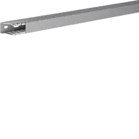 Slotted panel trunking made of PVC DNG 37x20mm stone grey