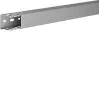 Slotted panel trunking made of PVC DNG 37x37mm stone grey