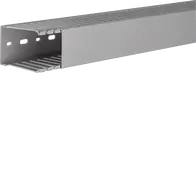 Slotted panel trunking made of PVC DNG 75x50mm stone grey