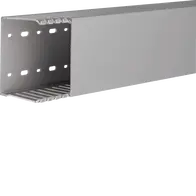 Slotted panel trunking made of PVC DNG 75x100mm stone grey