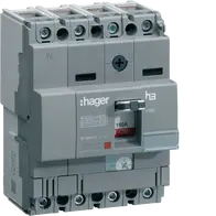 Moulded Case Circuit Breaker h3 x160 TM ADJ 4P4D N0-100% 160A 25kA CTC