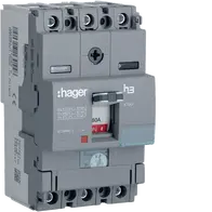Moulded Case Circuit Breaker h3 x160 TM ADJ 3P3D  80A 40kA CTC