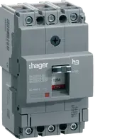 Moulded Case Circuit Breaker h3 x160 TM ADJ 3P3D  125A 40kA CTC