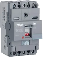 Moulded Case Circuit Breaker h3 x160 TM ADJ 3P3D  160A 40kA CTC