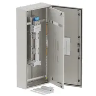 DB, elite, 18/12Pole, Meter, 250A Isolator Twin,8 Module, grey, 1200x600x250mm