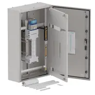 Single chassis, elite, 24Pole, 250A Isolator 2x 6 Mod+26 Mod,grey,1000x600x250mm