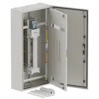 DB, elite, 24/18Pole, 200A MCCB Twin, 8 Modules, grey, 1200x600x250mm