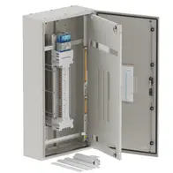 Split chassis, elite, 48Pole,160A Isolator Twin, 6 Modules, grey, 1200x600x250mm