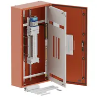 DB, elite, 36Pole,250A Isolator 2x8 Mod+26 Mod,orange,1200x600x250mm