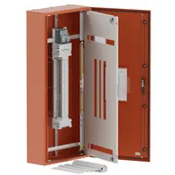 DB, elite, 36/18Pole,160A MCCB Twin, 8 Modules, orange, 1400x600x250mm