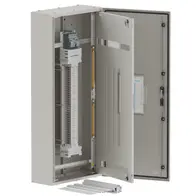 DB, elite, 36/30Pole, 200A MCCB Twin, 8 Modules, grey, 1400x600x250mm