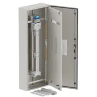DB, elite, 36/30Pole, Meter, 250A Isolator Twin, 8 Modules, grey,1600x600x250mm