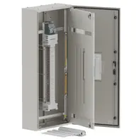 DB, elite, 42/24Pole, 200A MCCB Twin, 8 Modules, grey, 1600x600x250mm