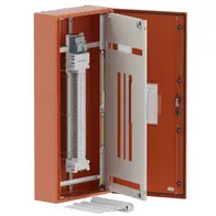 DB, elite, 42/24Pole, 200A MCCB Twin, 8 Modules, orange, 1600x600x250mm