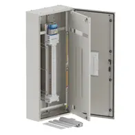 DB, elite, 42/24Pole, 160A Isolator Twin, 8 Modules, grey,1600x600x250mm