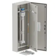 DB, elite, 42/24Pole, Meter, 250A Isolator Twin, 8 Modules, grey,1600x600x250mm