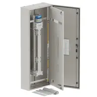DB, elite, 48/18Pole, Meter, 250A Isolator Twin, 8 Modules, grey,1600x600x250mm