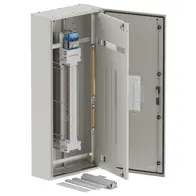 DB, elite, 48/18Pole, 250A Isolator Twin, 8 Modules, grey,1400x600x250mm