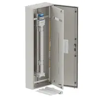 DB, elite, 72/18Pole, Meter, 250A Isolator Twin, 8 Modules,grey, 1800x600x250mm