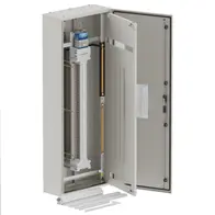 Single chassis, elite, 96Pole, 160A Isolator 2x6 Mod+26 Mod, grey,1600x600x250mm