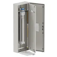 DB, elite, 96Pole, Meter, 250A Isolator 2x8 Mod+26 Mod, grey,1600x600x250mm