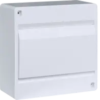 Sm.distr.,VD/IC², surface,1row,8M,IP40,MS-terminals,N+PE,AUS,white door