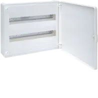 Small distributor,golf,surface,2row,IP40,36M,MS-terminal,ANZ,N+PE,white door