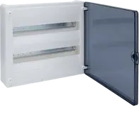 Small distributor,golf,surface,2row,IP40,36M,MS-terminal,ANZ,N+PE,transpare door
