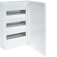 Small distributor,golf,surface,3row,IP40,36M,MS-terminal,ANZ,N+PE,white door