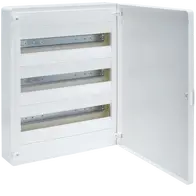 Small distributor,golf,surface,3row,IP40,54M,MS-terminal,ANZ,N+PE,white door