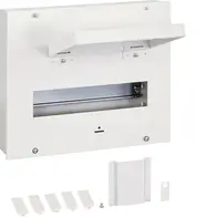 9M 1Row DIN Surface Metal BOX, 7.5M Door
