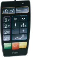 Remote control for settings for presence detectors 360° monobloc