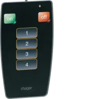 Remote control for customer for presence detectors 360° monobloc