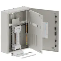 Single chassis, apex, 24Pole, 250A Direct Twin, 6 Modules, grey, 800x600x200mm