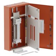 Single chassis, apex, 36 Pole, 250A Direct Twin, 6 Modules,orange,1000x600x200mm