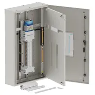 Single chassis, apex, 36 Pole, 250A Isolator Twin, 6 Modules,grey,1000x600x200mm