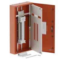 Single chassis, apex, 48 Pole,250A Direct Twin, 6 Modules, orange,1200x600x200mm
