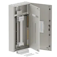 Singe chassis, apex, 60Pole, 250A Direct Twin, 6 Modules, grey, 1200x600x200mm