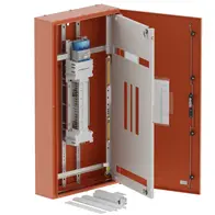 DB, apex+, 18/12Pole, 250A Isolator Twin,8 Modules,orange,1200x600x200mm
