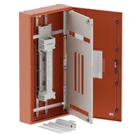 DB, apex+, 24/18Pole, 250A Direct Twin, 8 Modules, orange,1200x600x200mm