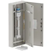 DB, apex+, 24/18Pole, Meter, 250A Isolator Twin, 8 Modules, grey,1400x600x200mm