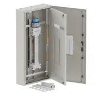 Split chassis, apex+, 48Pole, 160A Isolator Twin, 6 Modules, grey,1200x600x200mm