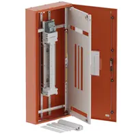 DB, apex+, 36/18Pole, 160A MCCB Twin, 8 Modules, orange, 1400x600x200mm